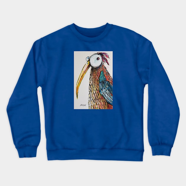 wacky boird Crewneck Sweatshirt by GnarledBranch